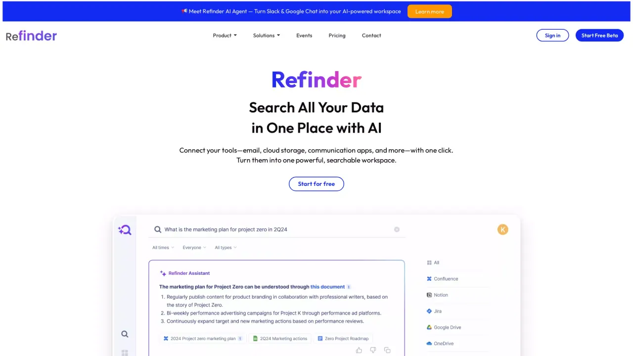 RefinderAI screenshot