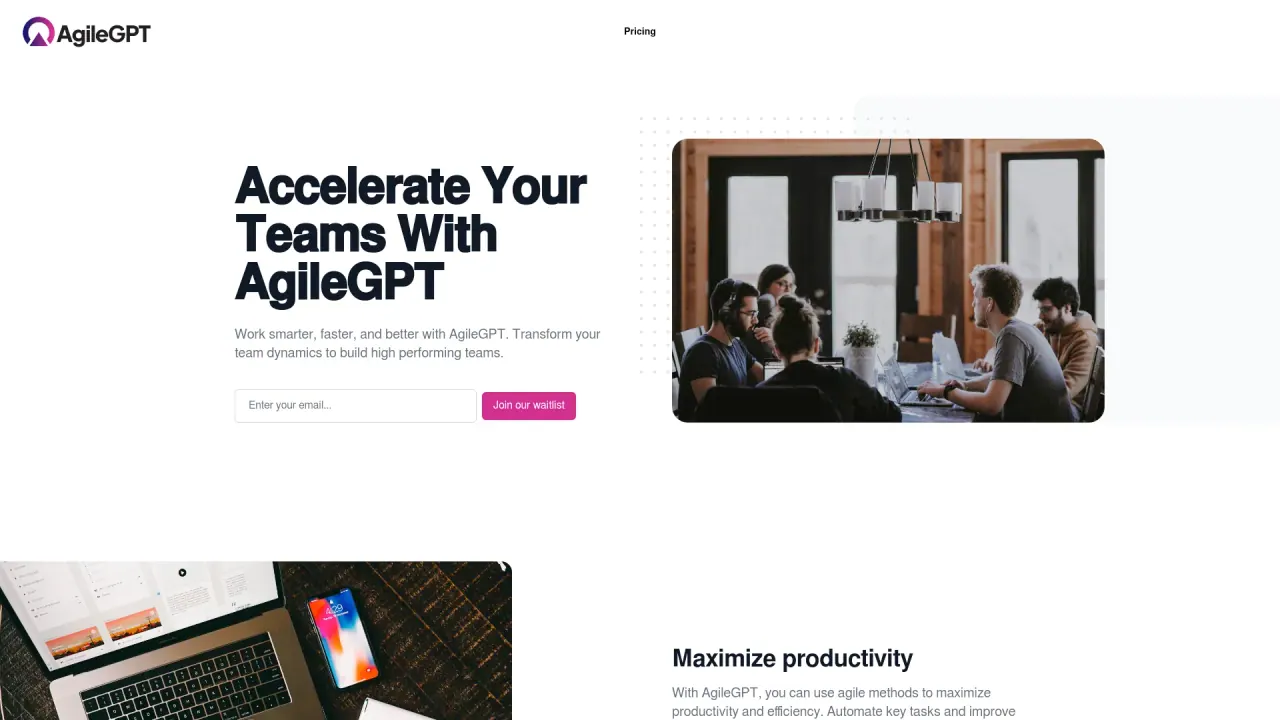 AgileGPT screenshot