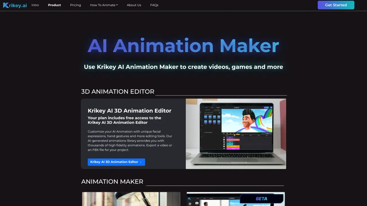 Krikey AI screenshot