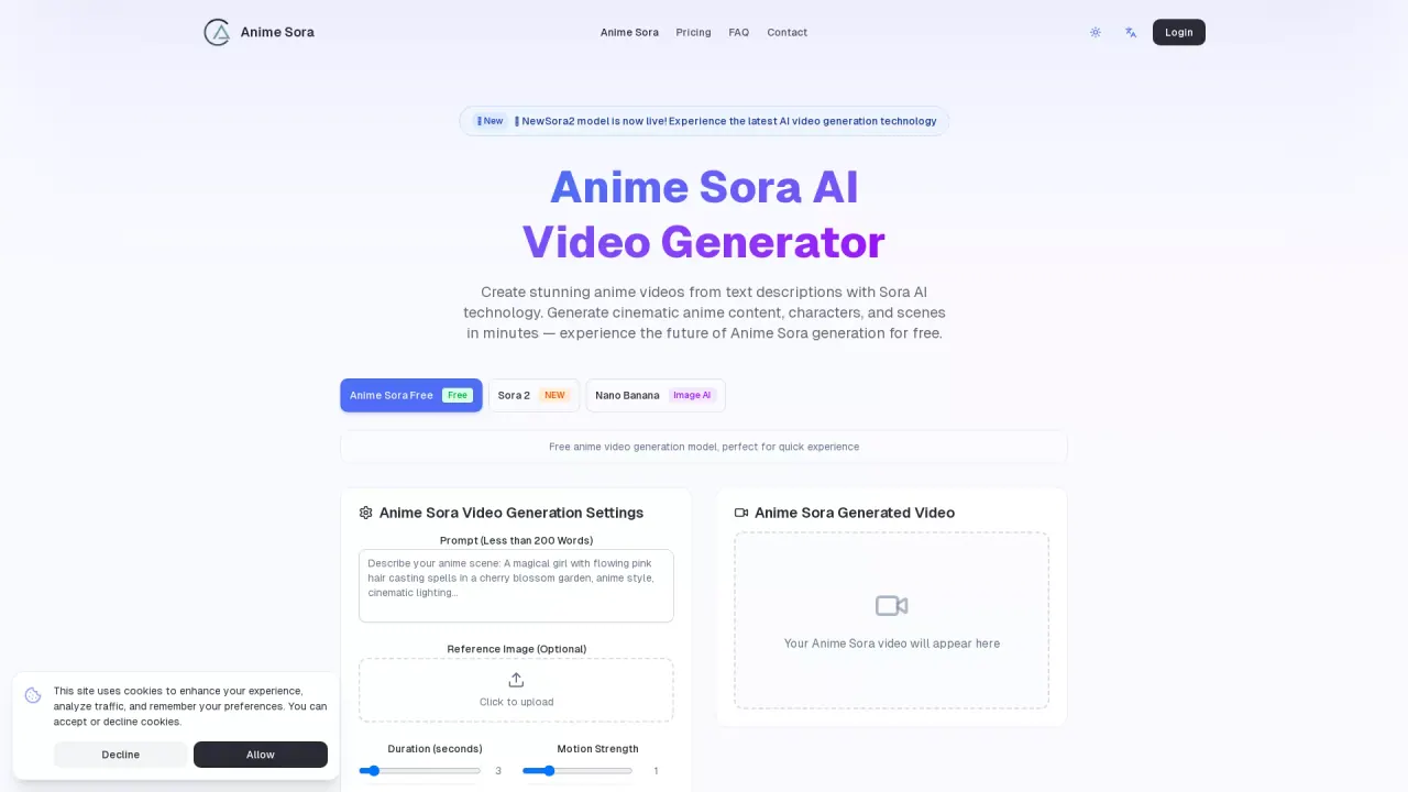 Animesora screenshot