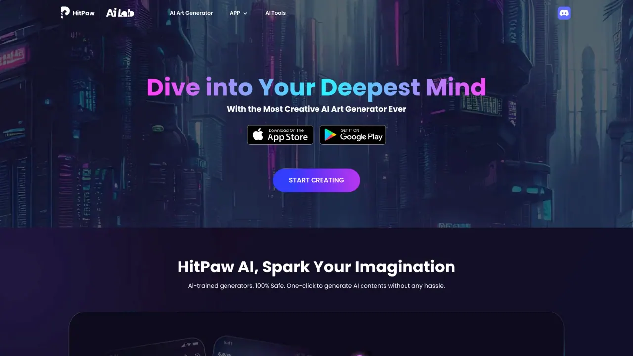 Hitpaw AI screenshot