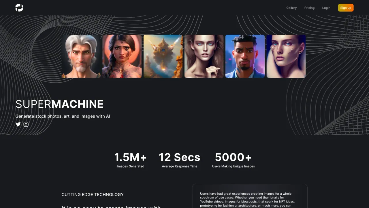 Supermachine screenshot