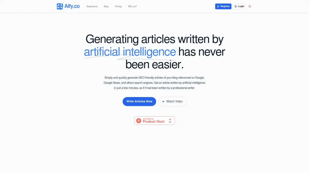 Aify screenshot