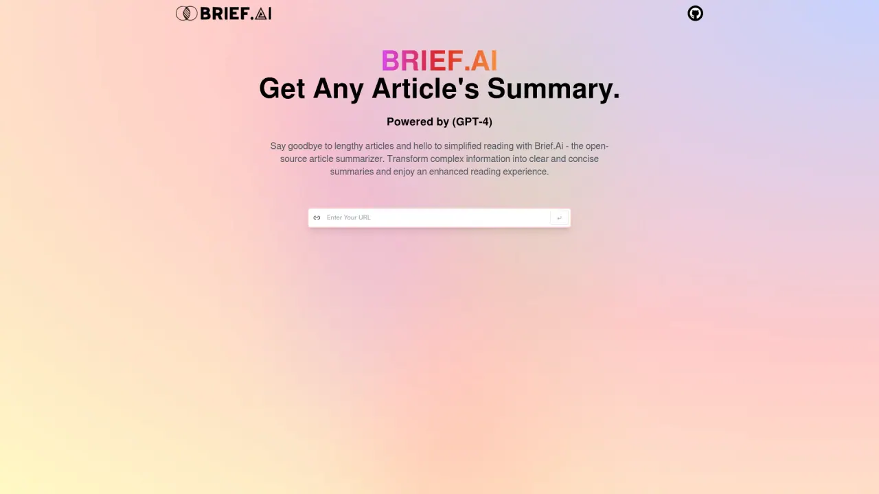 BriefAI screenshot