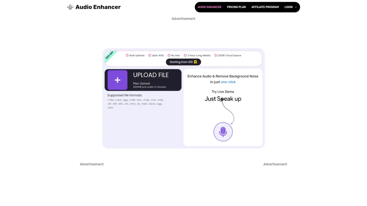 Audio Enhancer screenshot