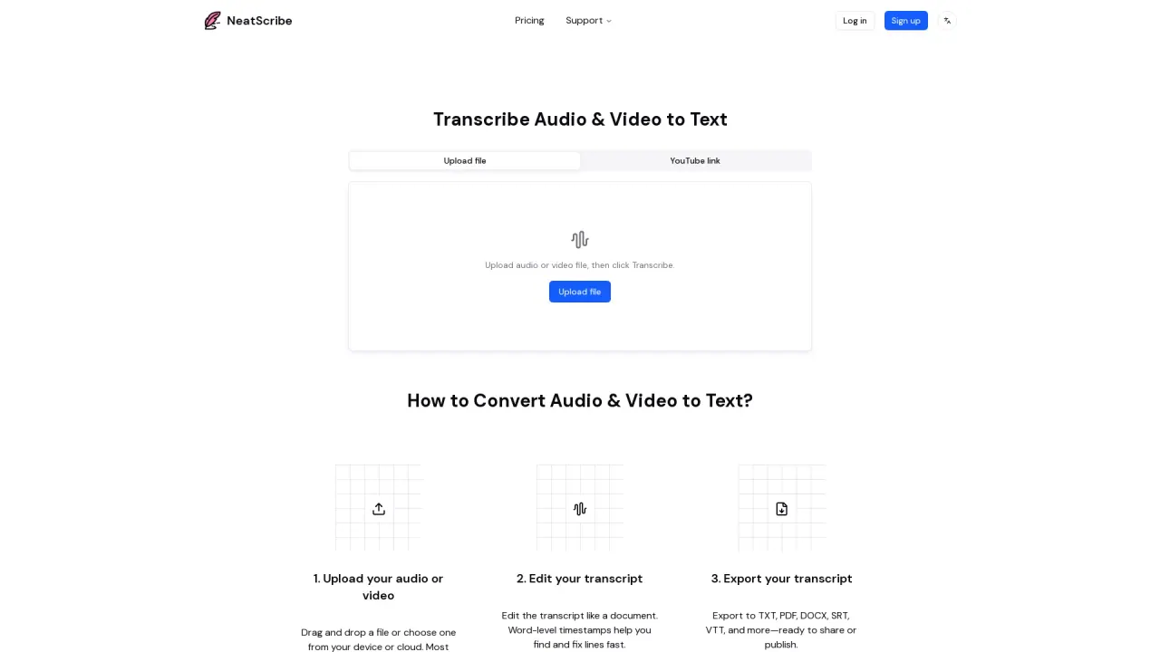 NearScribe screenshot