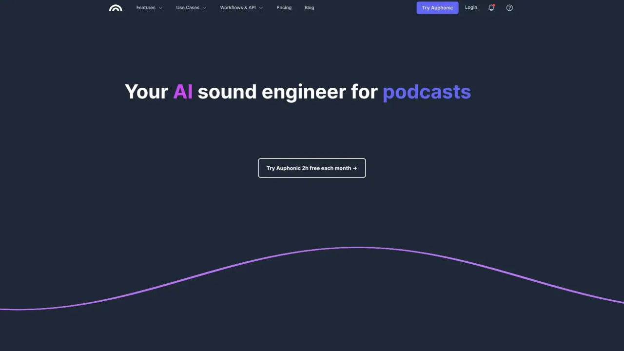 Auphonic screenshot