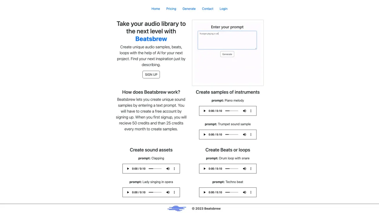 Beatsbrew screenshot