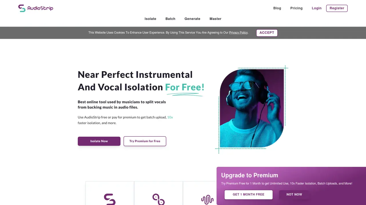Audiostrip screenshot