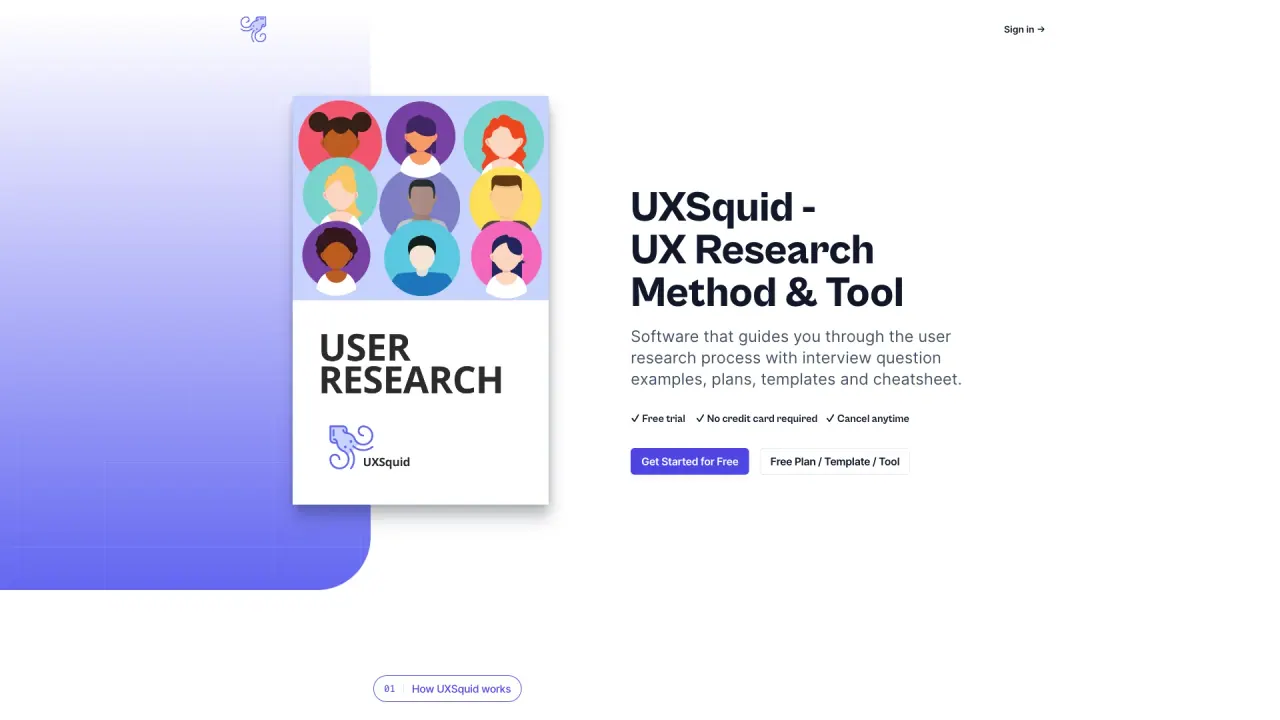 UXSquid screenshot