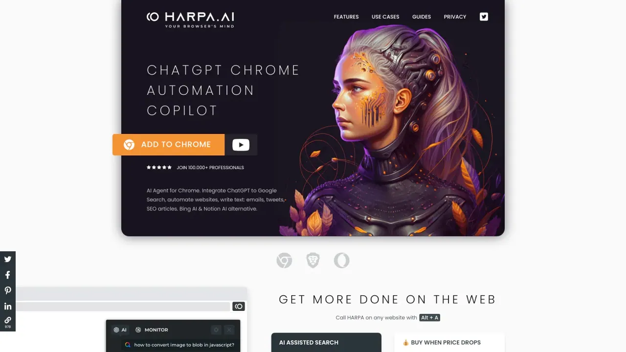 HarpaAI screenshot