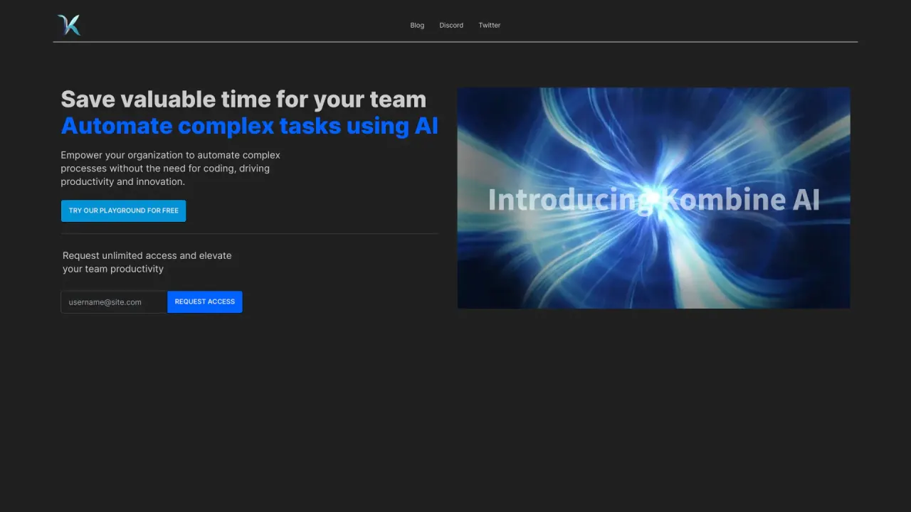 KombineAI screenshot