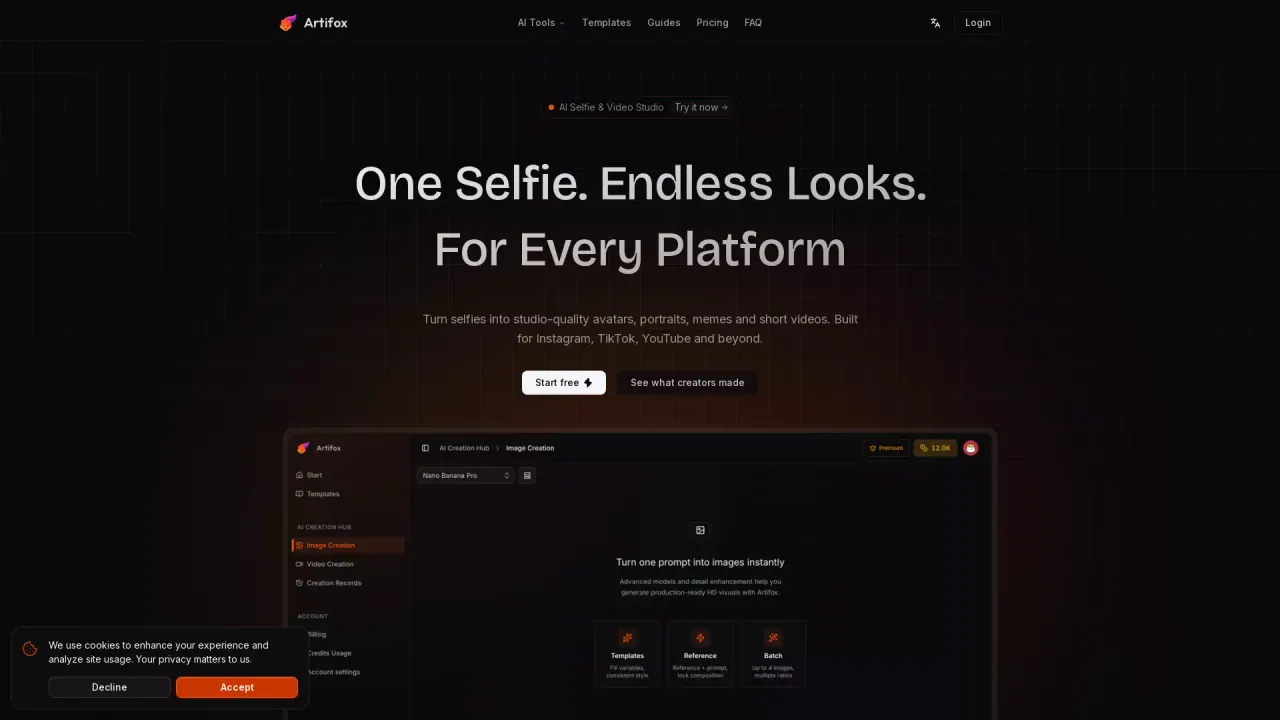 Artifox screenshot