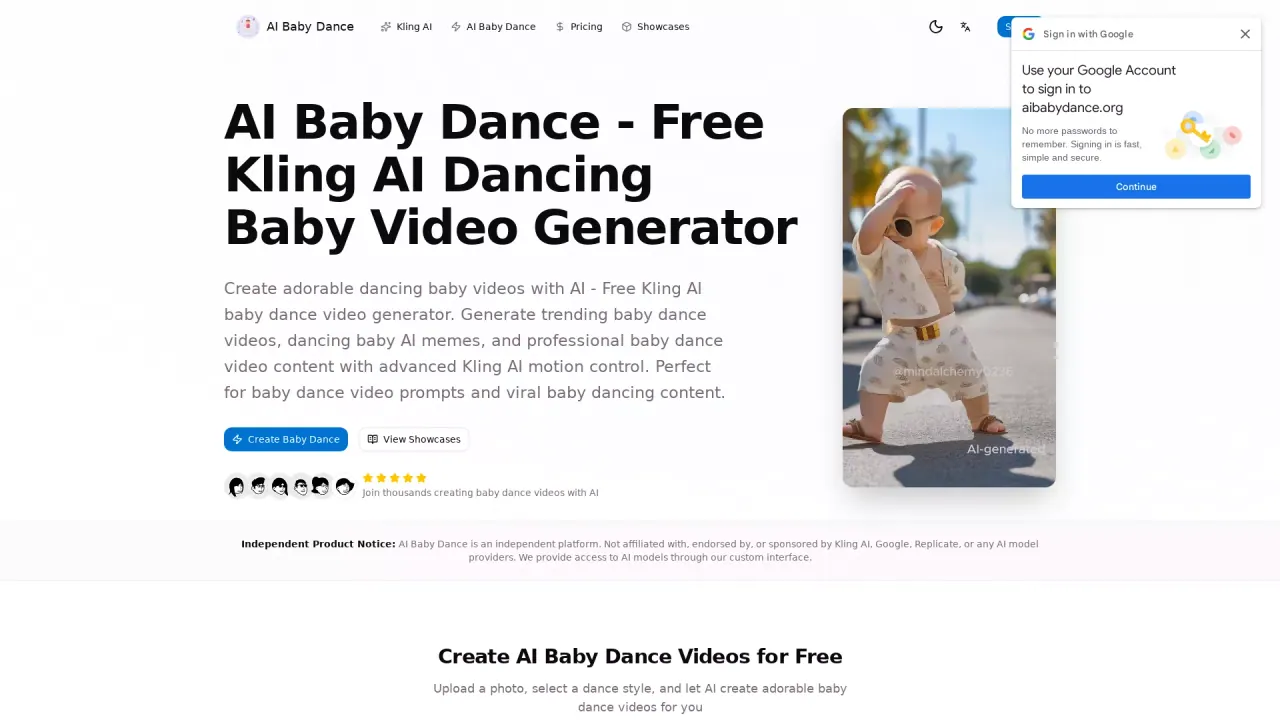 AIBabyDanceGenerator screenshot