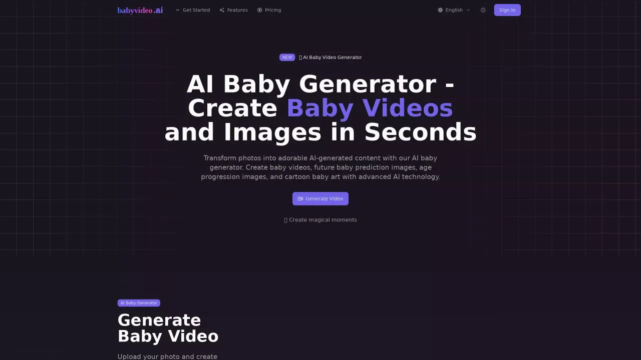 AI Baby Video screenshot