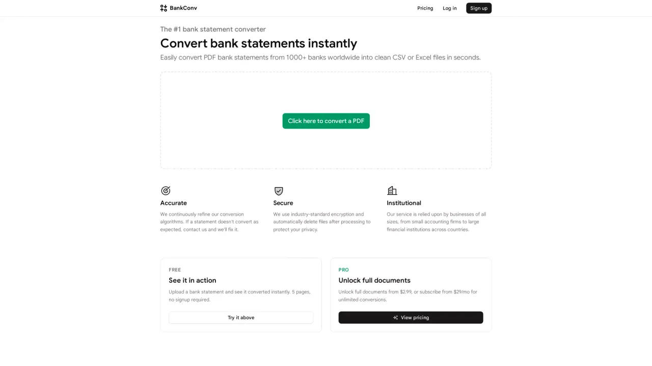 BankConv screenshot