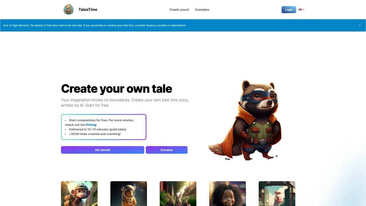 TalesTime screenshot