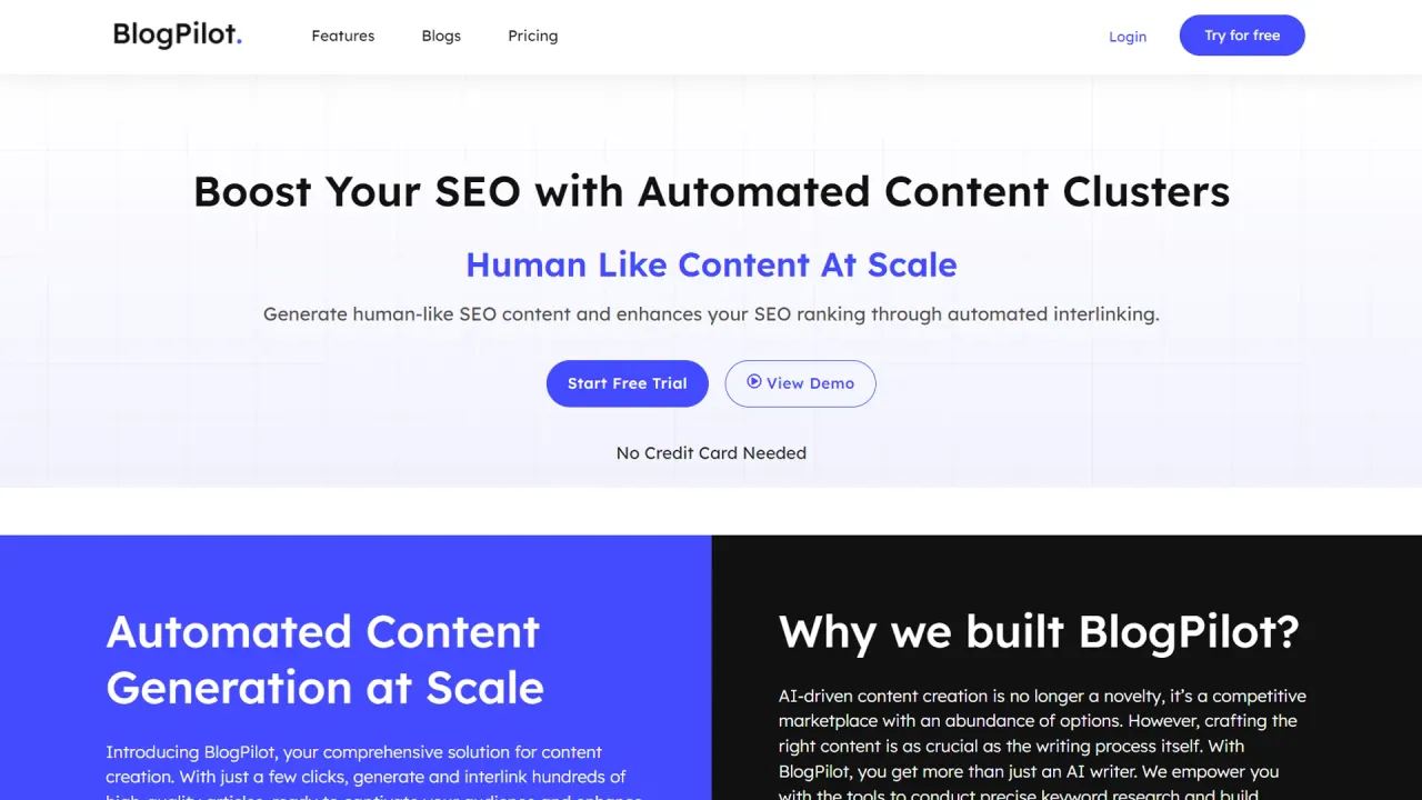 BlogPilot screenshot