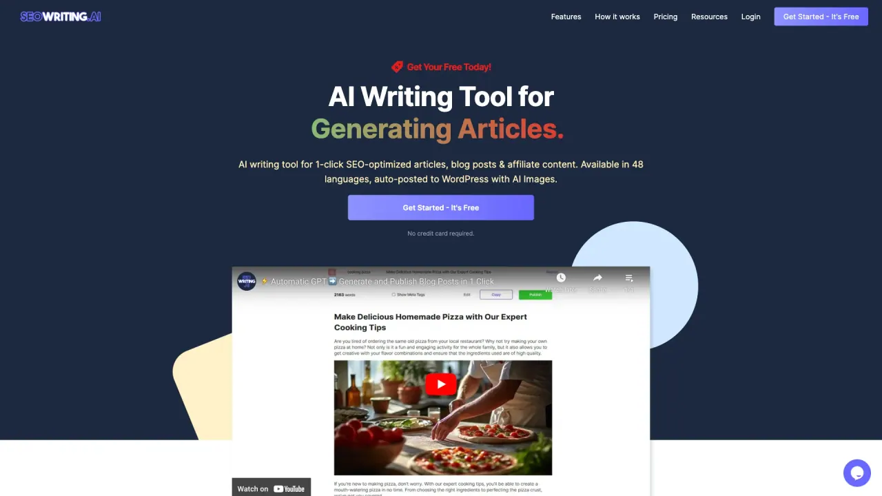 SEO Writing AI screenshot