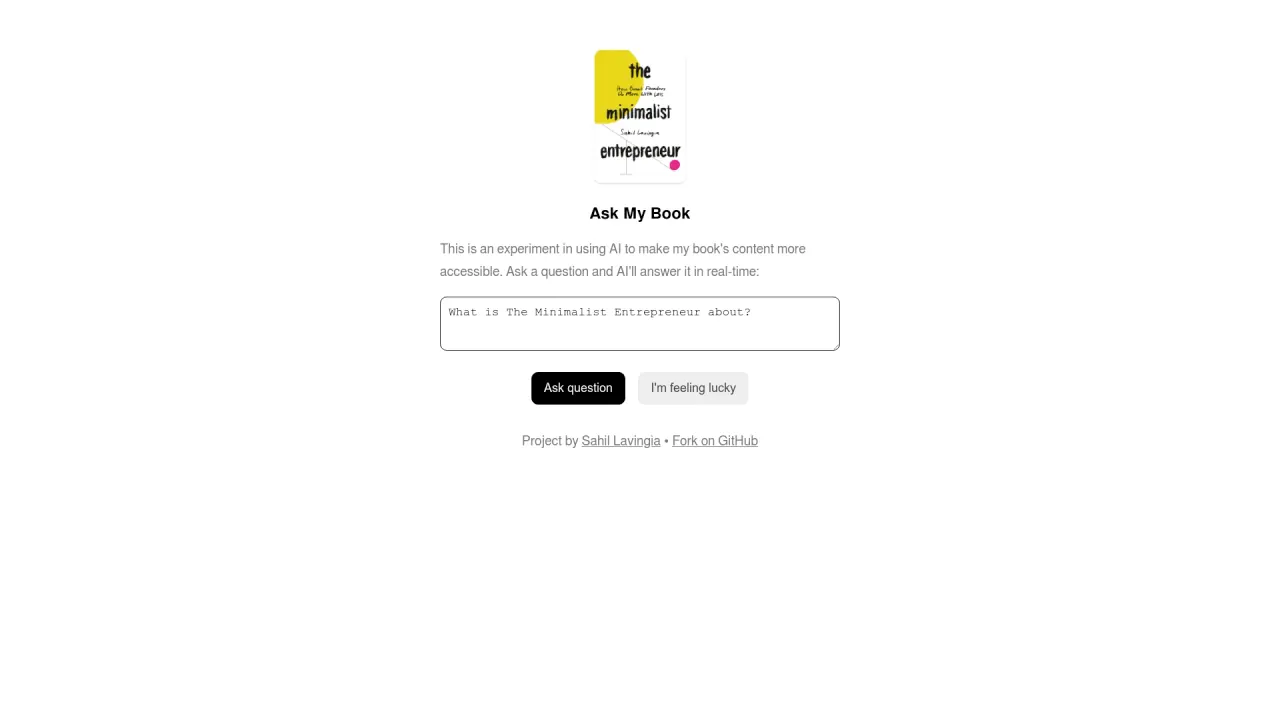 Askmybook screenshot