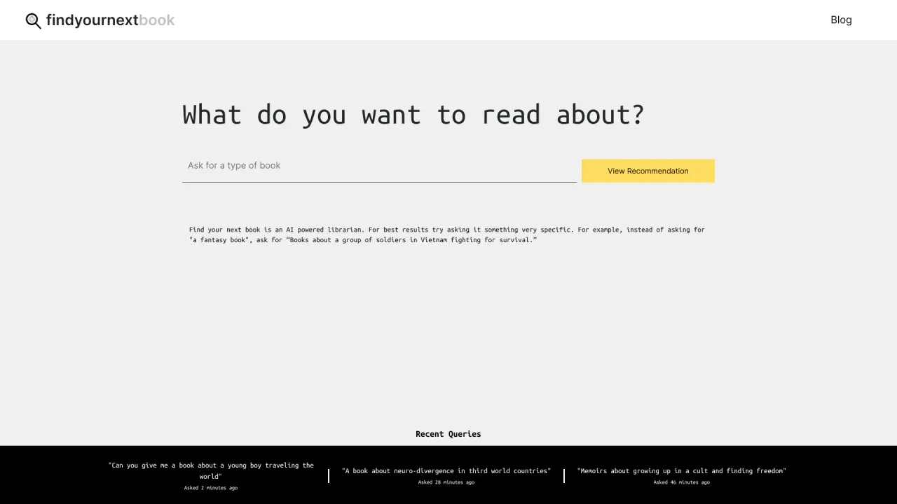 Find Your Next Book screenshot