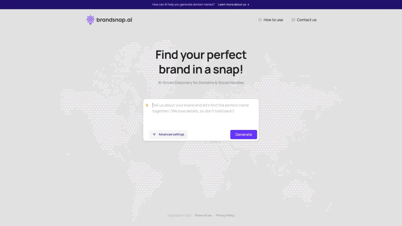 BrandsnapAI screenshot