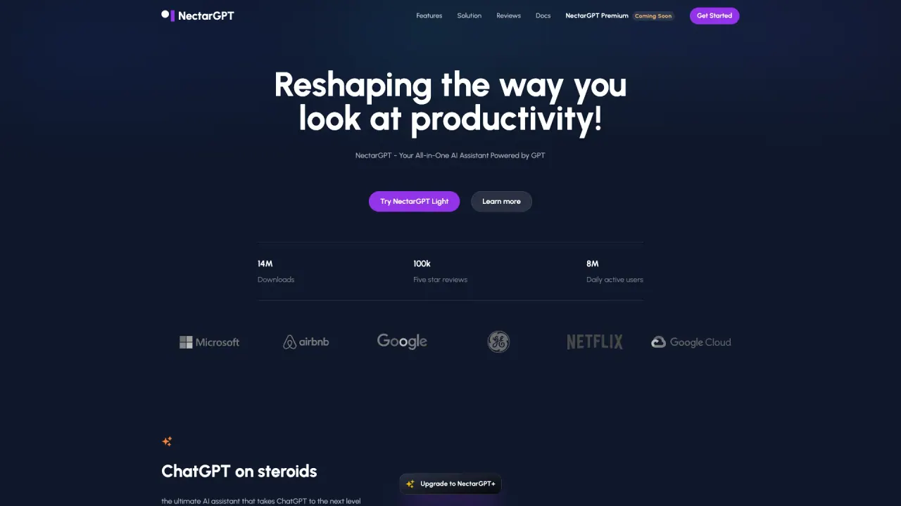 NectarGPT screenshot