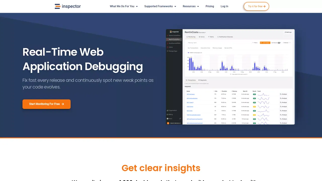 Inspector screenshot