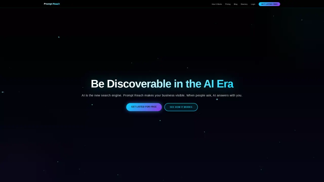 PromptReach screenshot
