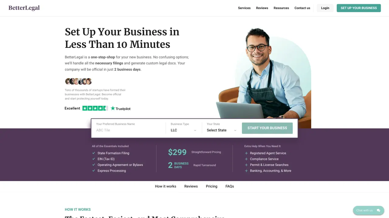 Betterlegal screenshot