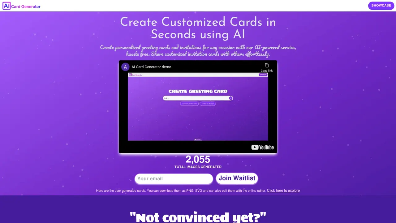 AICard Generator screenshot