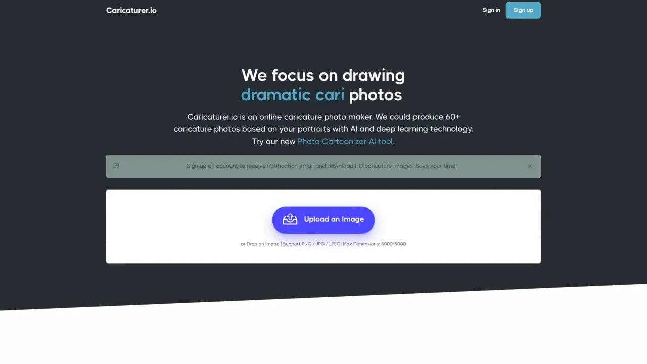 Caricaturer screenshot