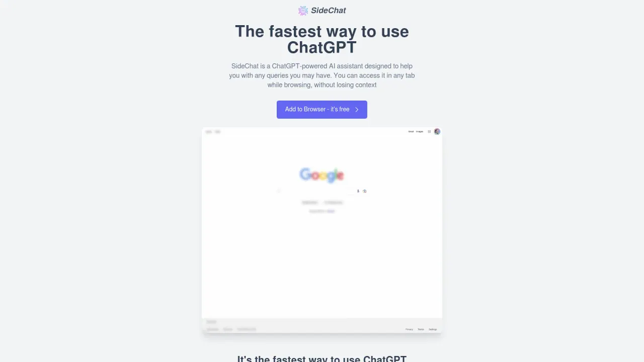 SideChat screenshot