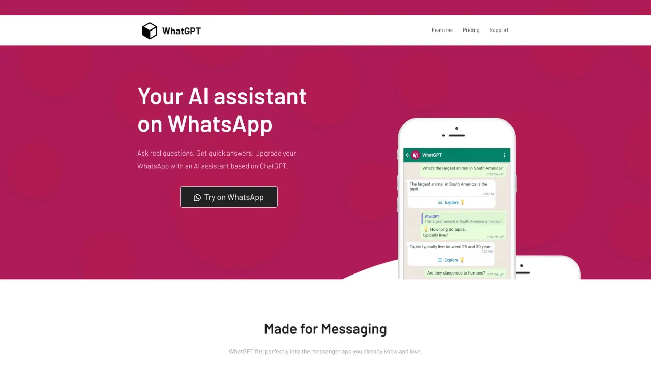 WhatGPT screenshot