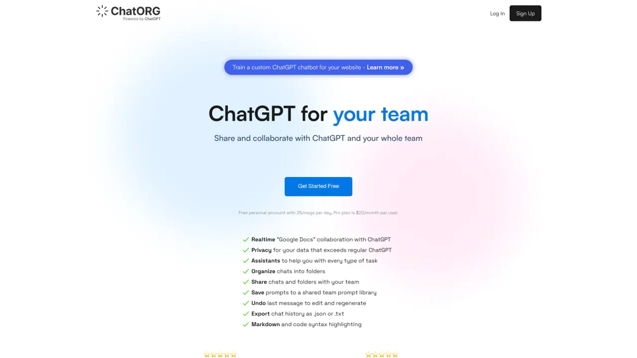 ChatOrgAI screenshot