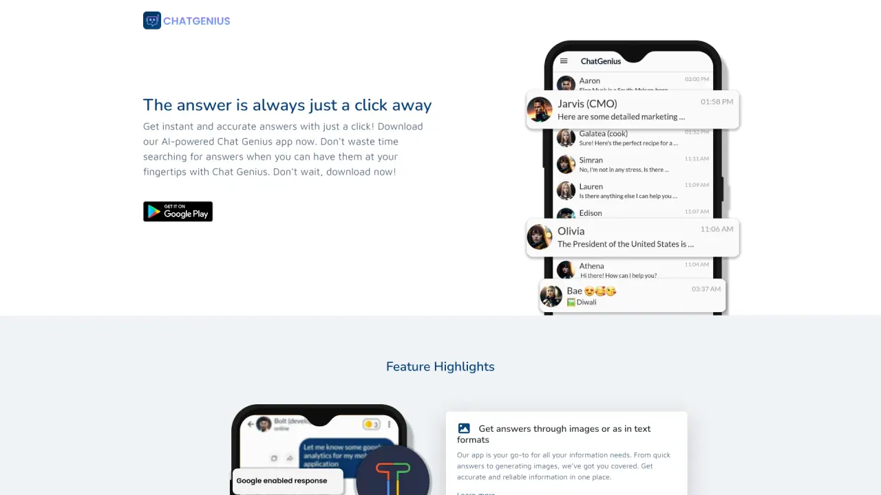 Chatgenius screenshot