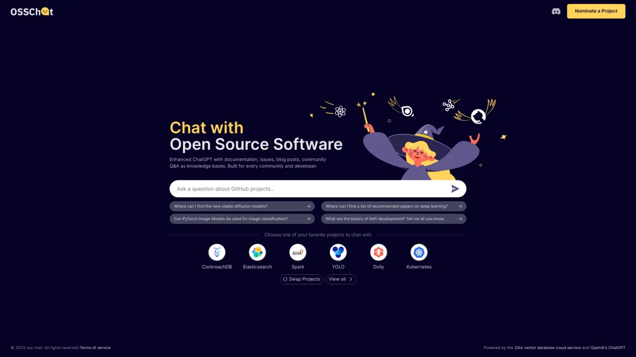 Osschat screenshot