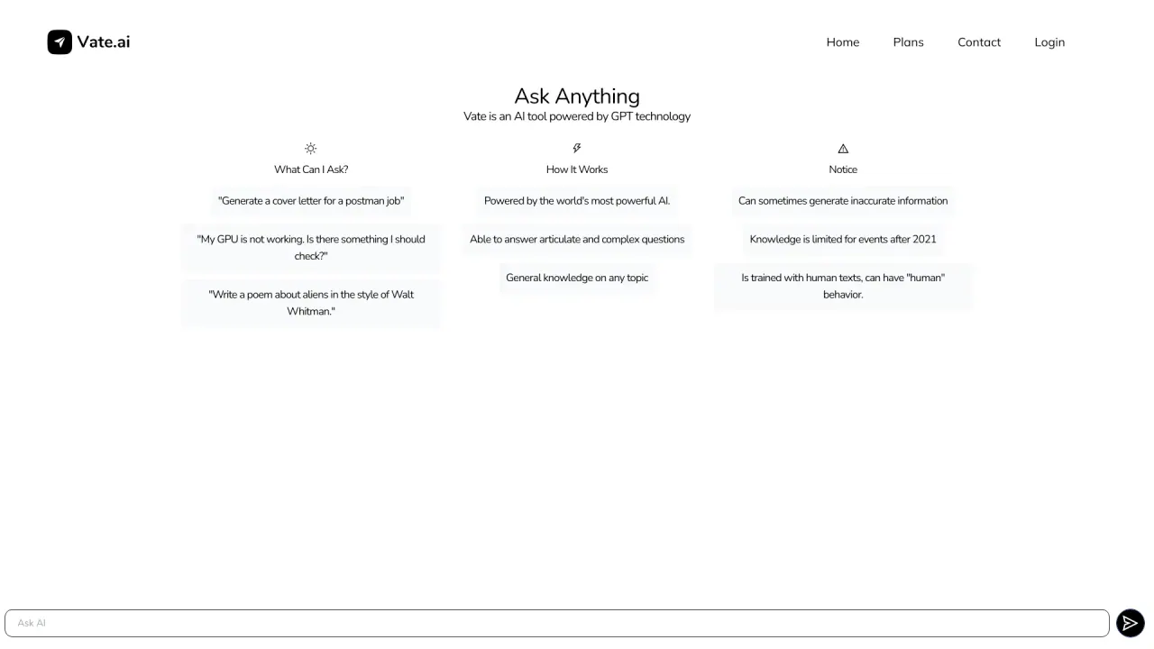 VateAI screenshot
