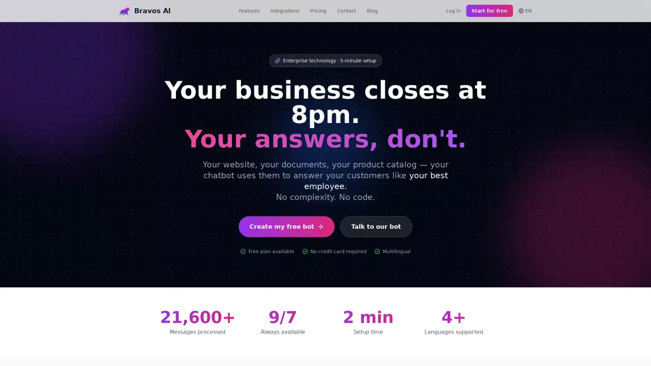 BravosAI screenshot