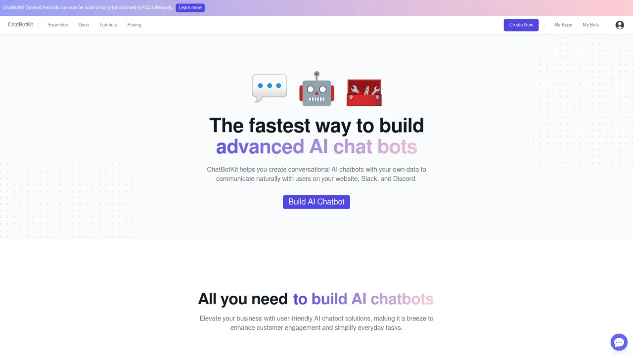 ChatBotKit screenshot