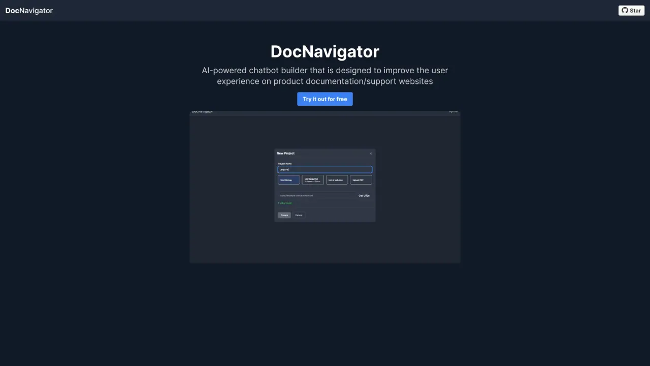 Docnavigator screenshot
