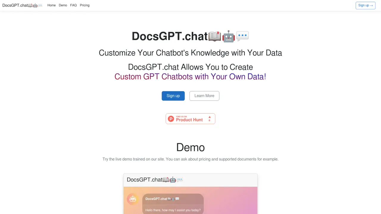 DocsGPT screenshot