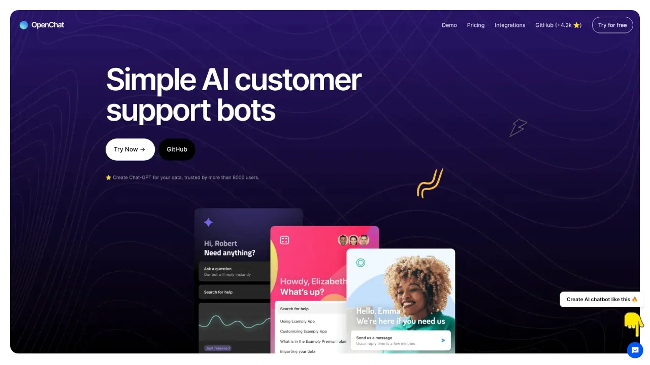 OpenChat screenshot