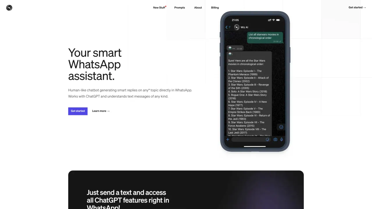 WizAI screenshot