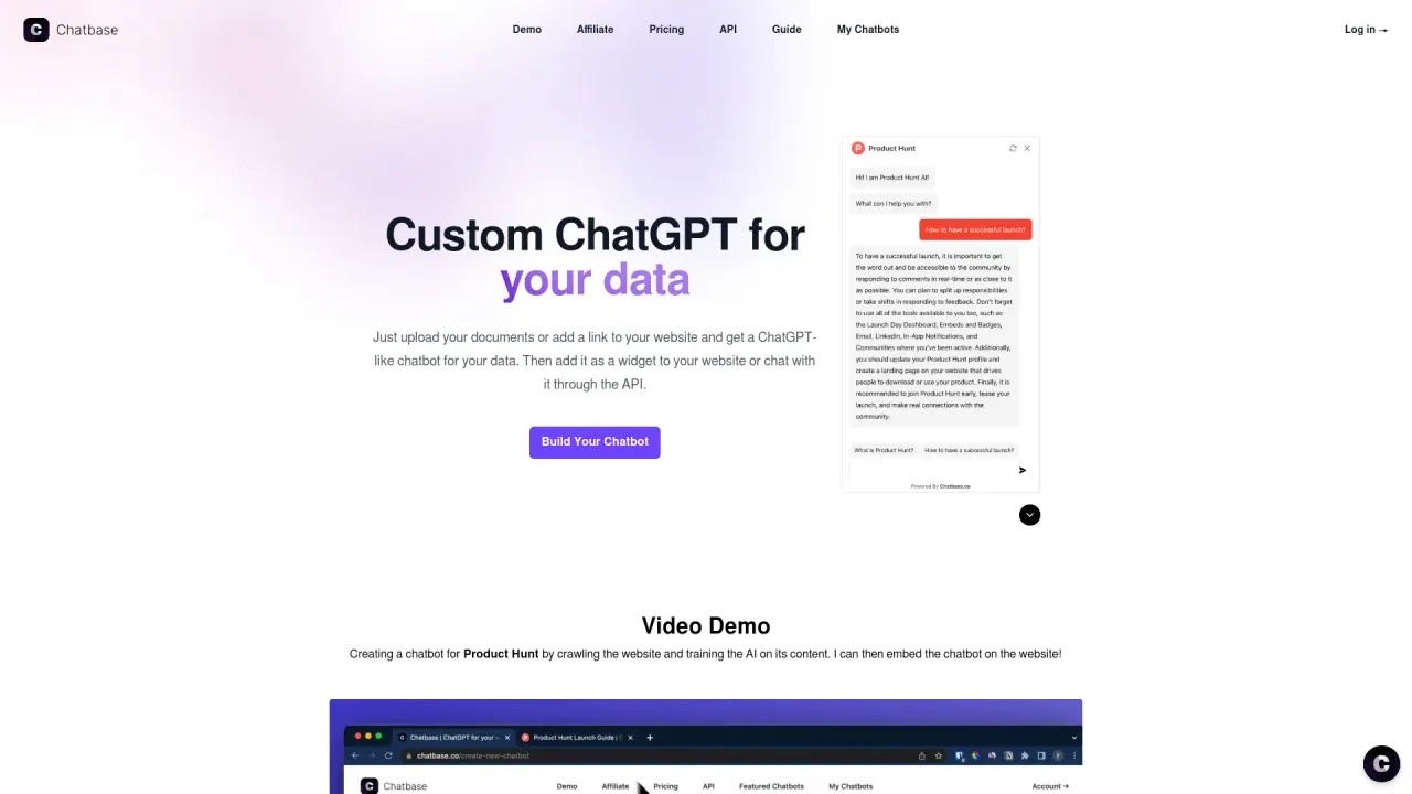 Chatbase.co screenshot