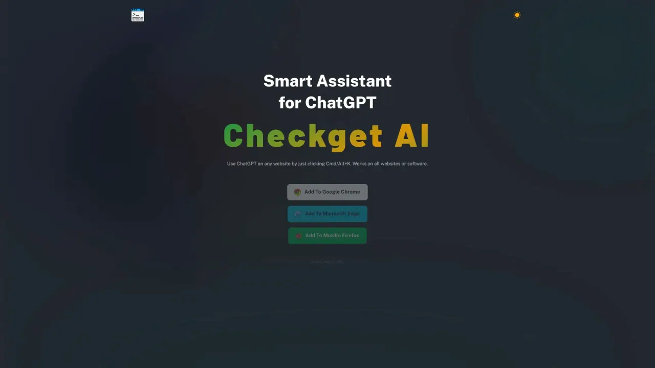 Checkget screenshot