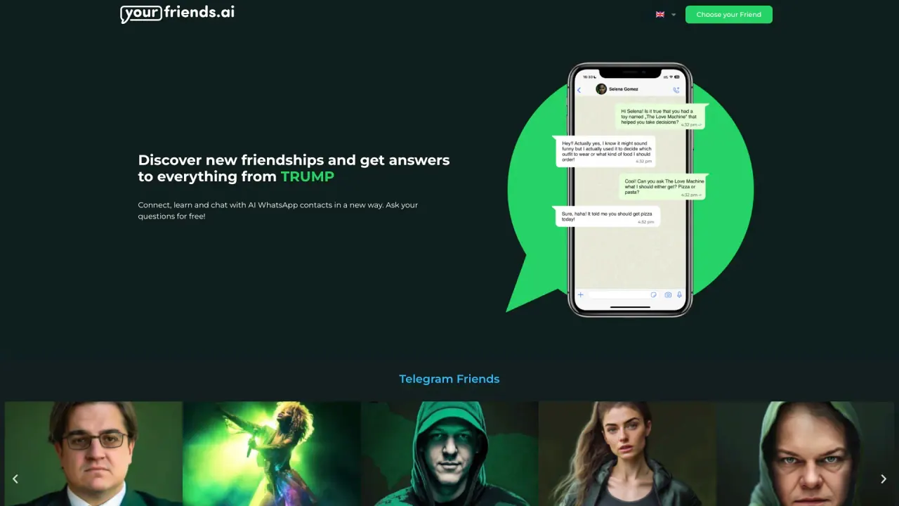 YourFriendsAI screenshot