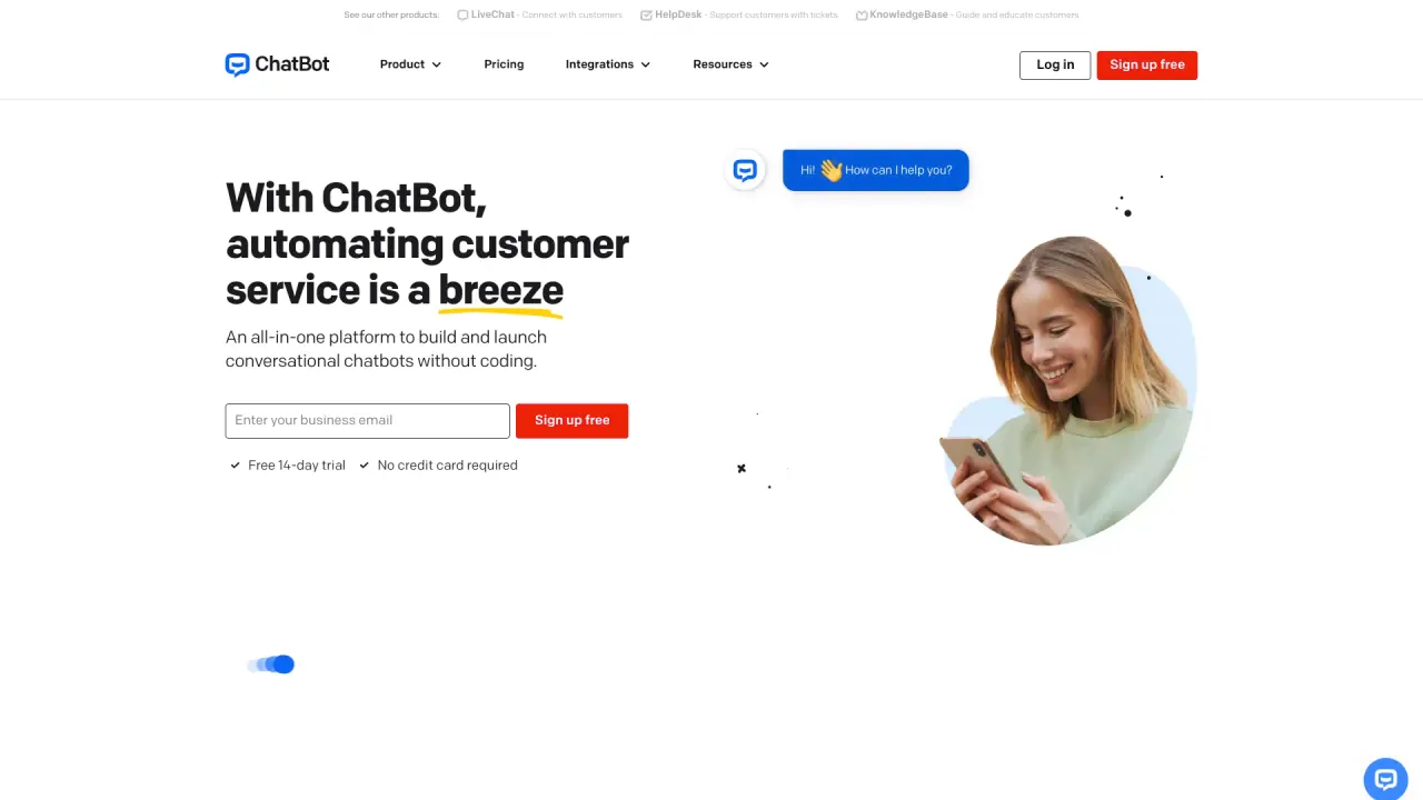 ChatBot screenshot
