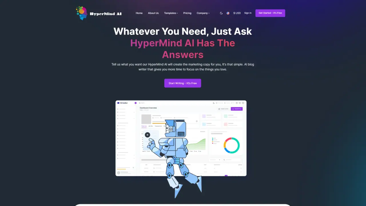 HyperMind AI screenshot
