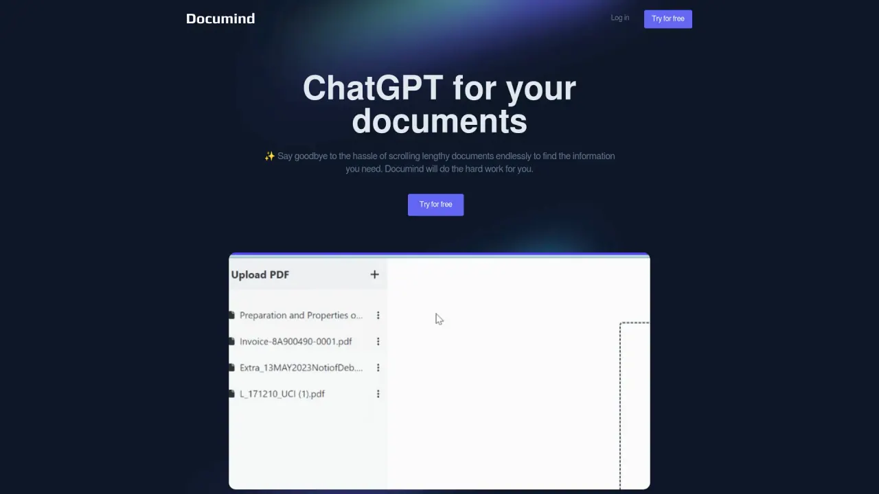 Documind screenshot